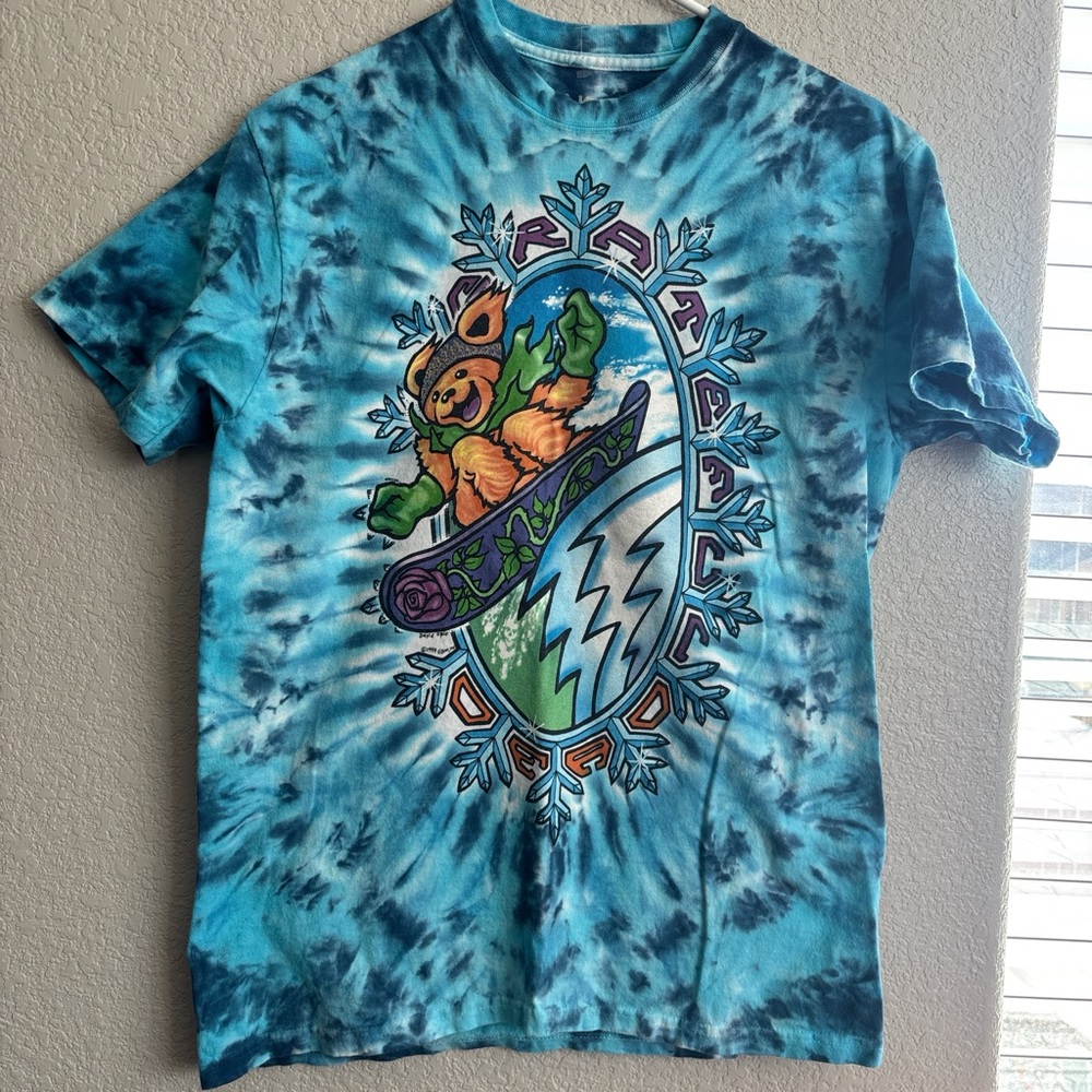 Liquid Blue Turquoise Tie-Dye Tee